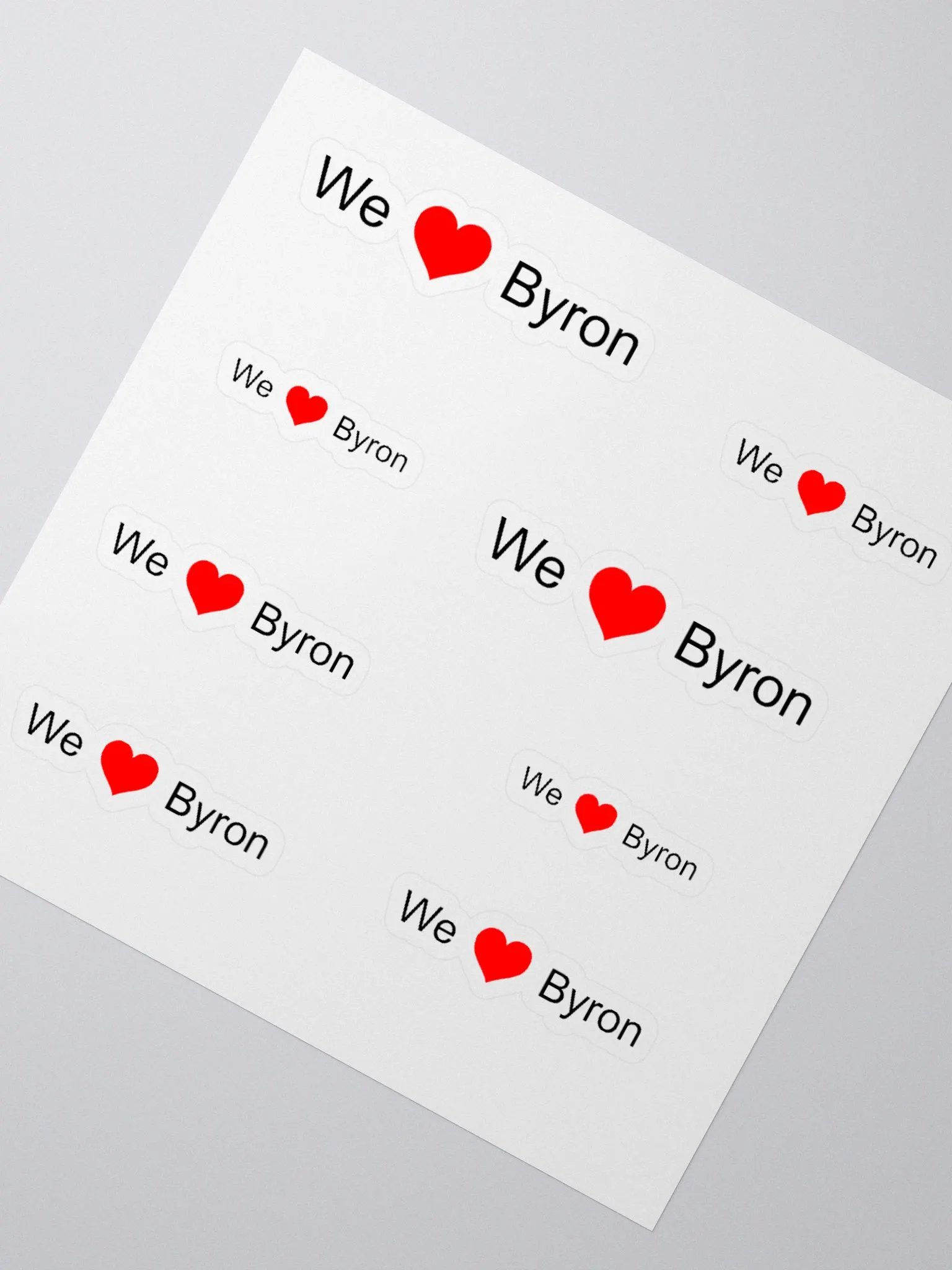 We <3 Byron Stickers product image (2)