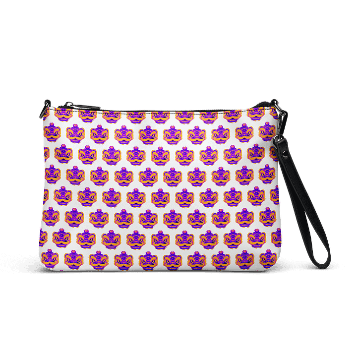 Dragon Dance Mask Crossbody Adventure Bag - White product image (1)