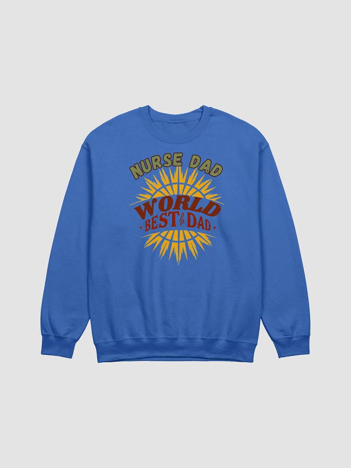 Nurse Dad World's Best Dad Crewneck Sweatshirt product image (10)