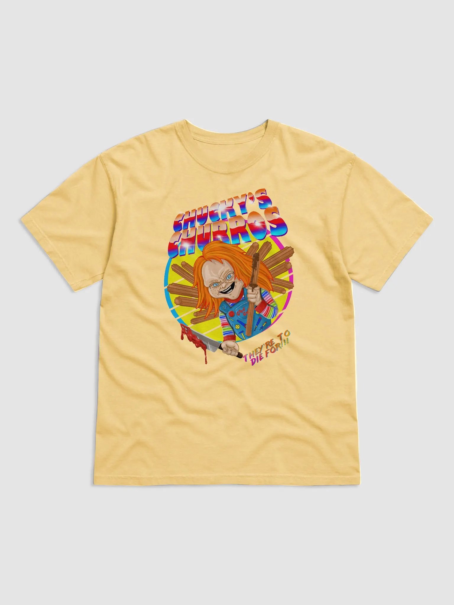 Chucky's Churros - They're To Die For T-Shirt product image (14)