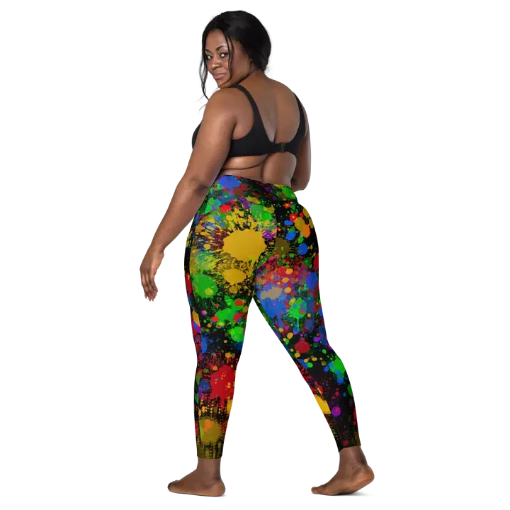 JokersVibe Graffiti Style Leggings with Pockets product image (2)