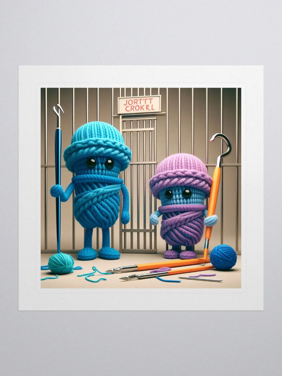 Bad Yarn Bandits 1 Kiss Cut Stickers product image (2)