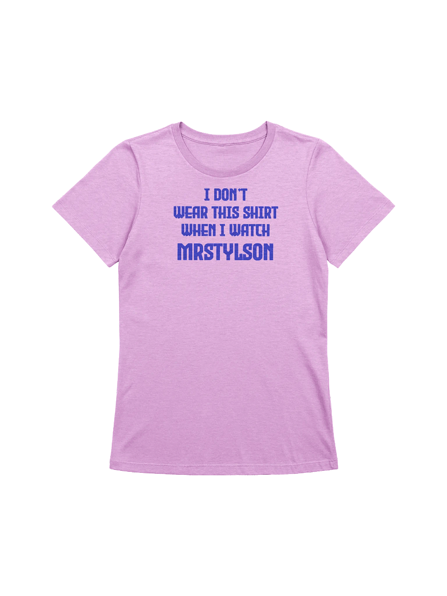 I Don't Wear This Women's T-Shirt (Blue Text) product image (59)