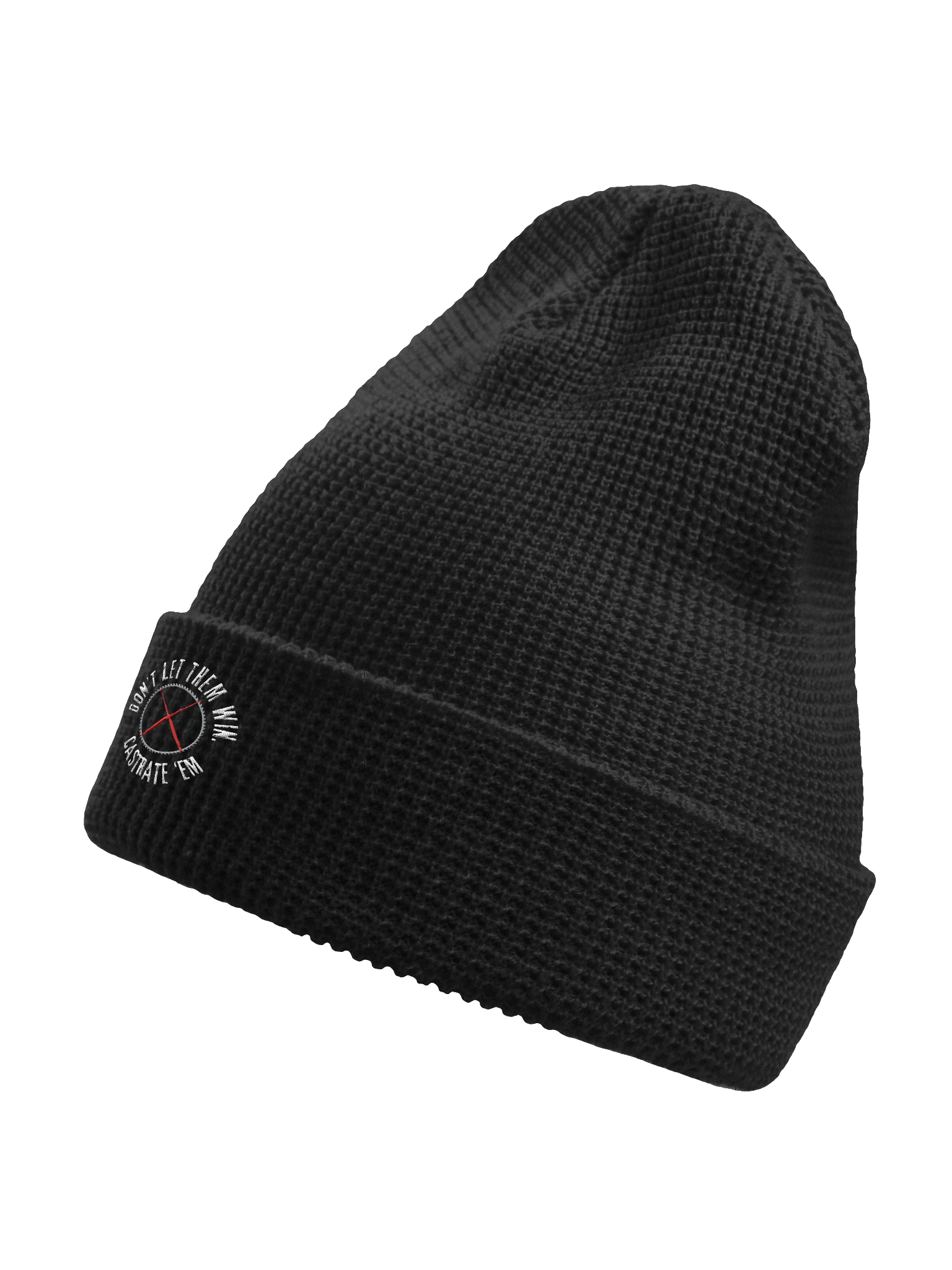 Don't Let Them Win Waffle Beanie product image (3)