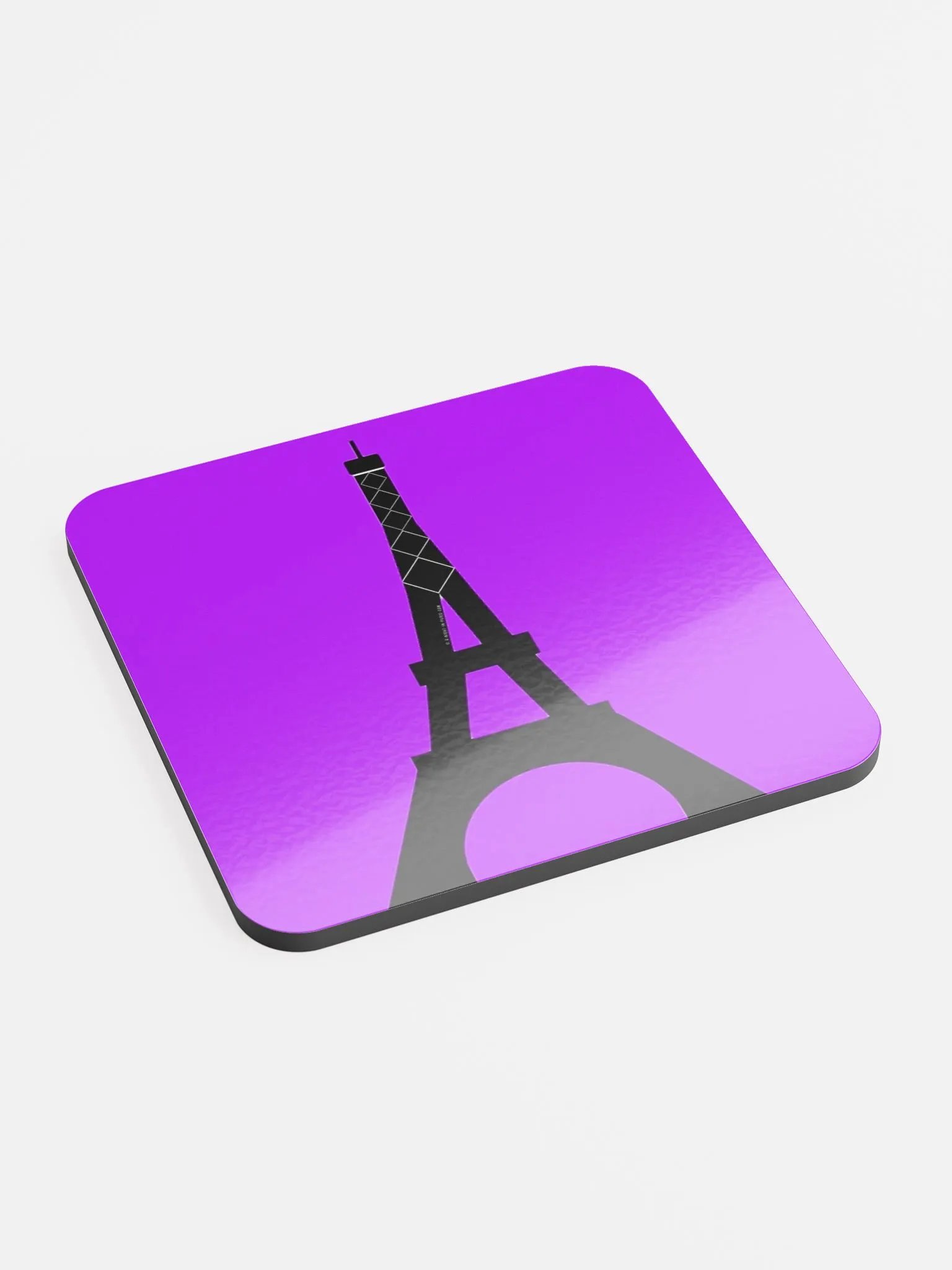 Eiffel Paris Coaster Purple (Qty 1) product image (5)