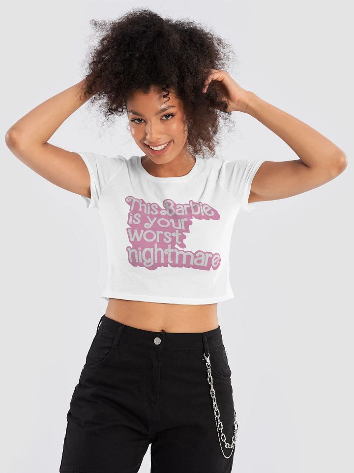 Nightmare Barbie Crop Tee product image (15)
