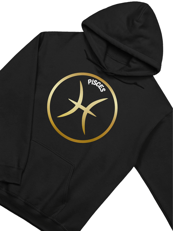 Pisces Gold Zodiac Hoodie product image (2)