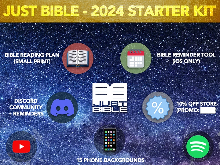 Bible in a Year Starter Kit - 2024 product image (1)