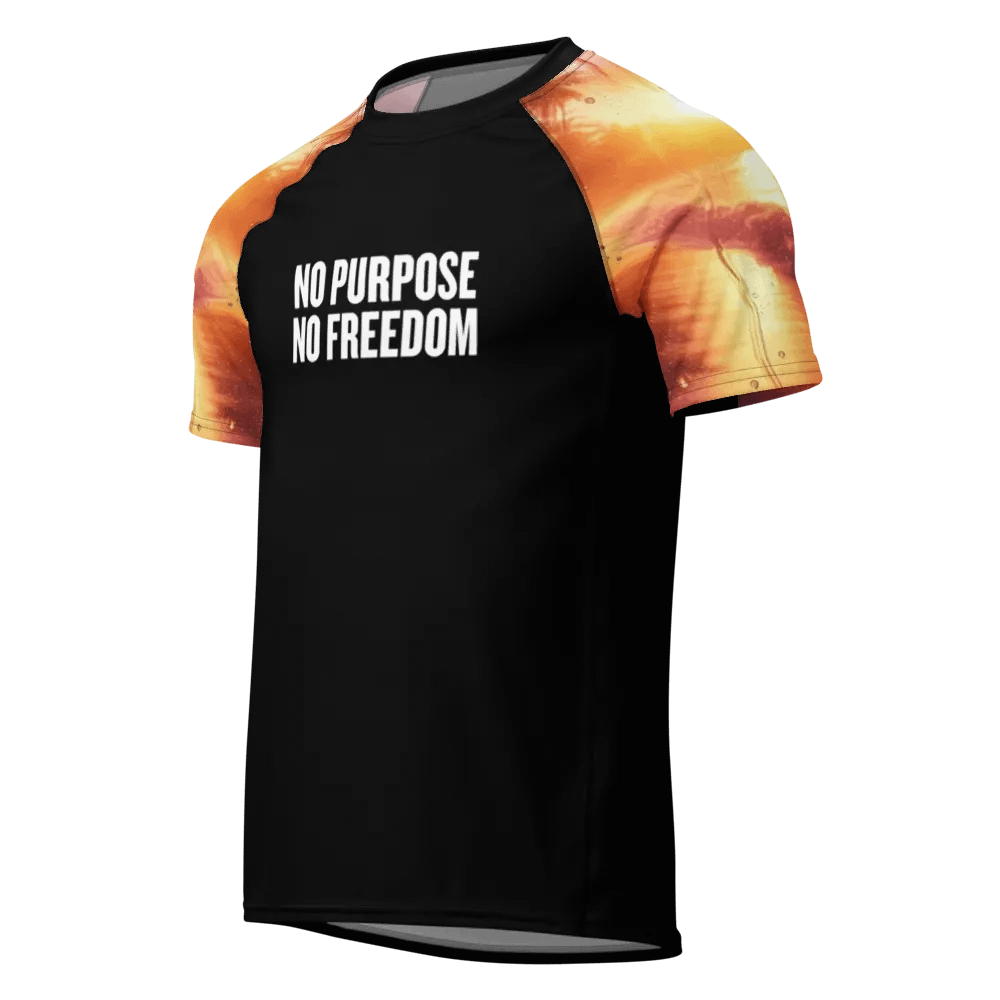 Freedom Manifesto Men's Rash Guard | No purpose no freedom product image (1)