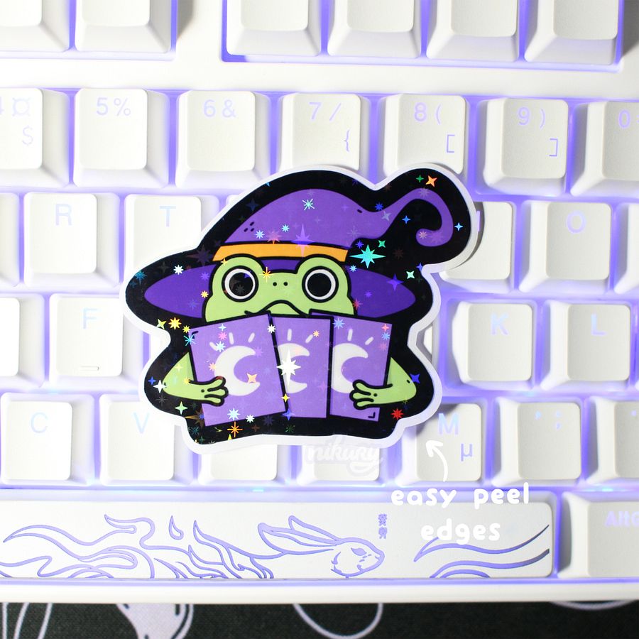 Tarot Froggie Stickers | 2 Colors product image (3)