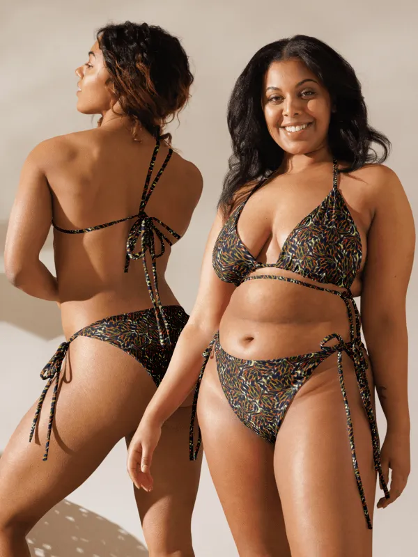 Tiger Flower | Recycled String Bikini Bottom product image (1)