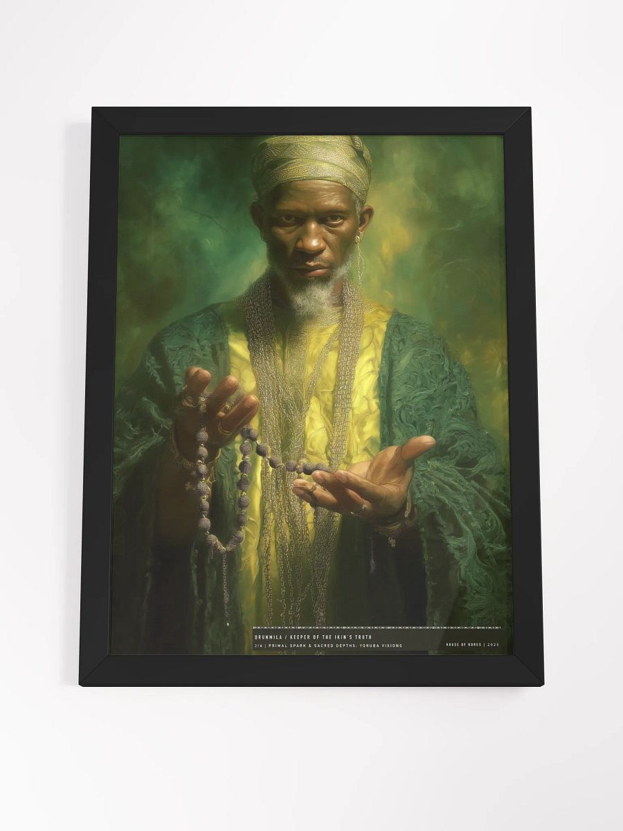 Orunmila: Keeper of Ikin's Truth – Framed Matte Poster product image (13)