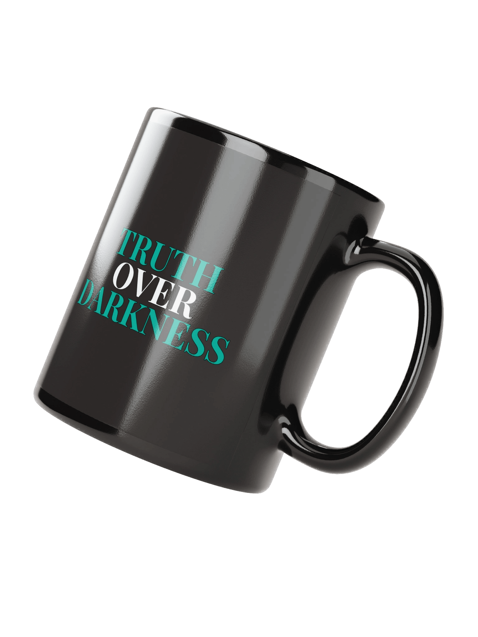 Truth Over Darkness Black Mug - LTW product image (3)