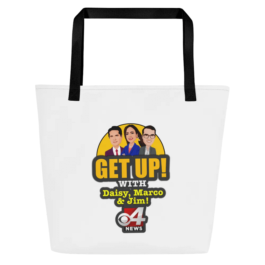 Get Up! With Daisy, Marco & Jim All-Over Tote Bag product image (2)