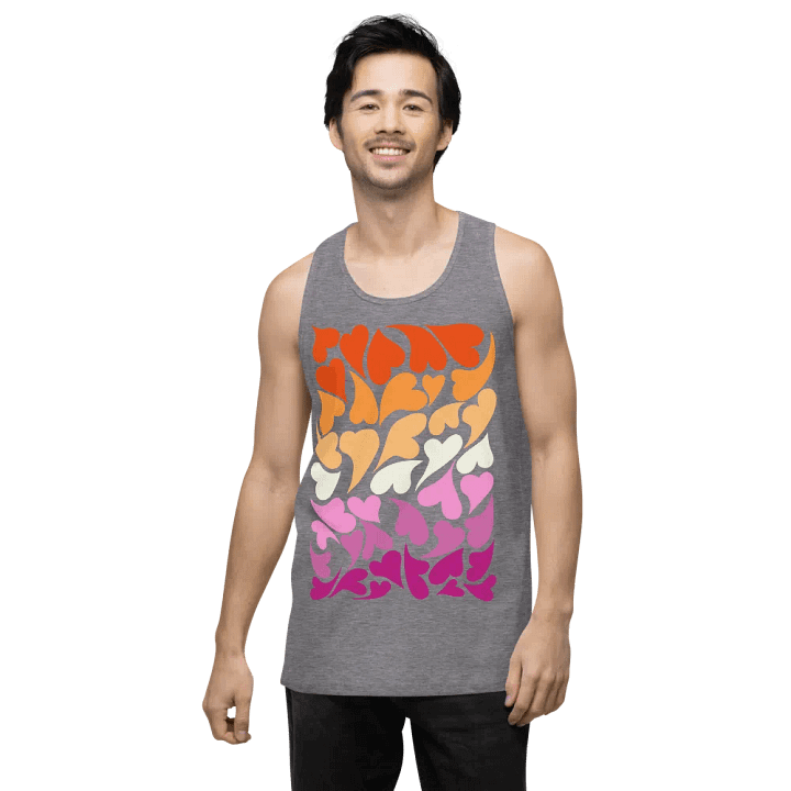 Nestled PRIDE Lesbian Tank Top product image (44)