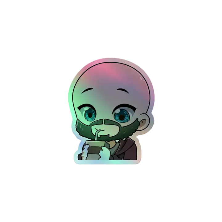 Sipping Geek Holo Sticker product image (1)
