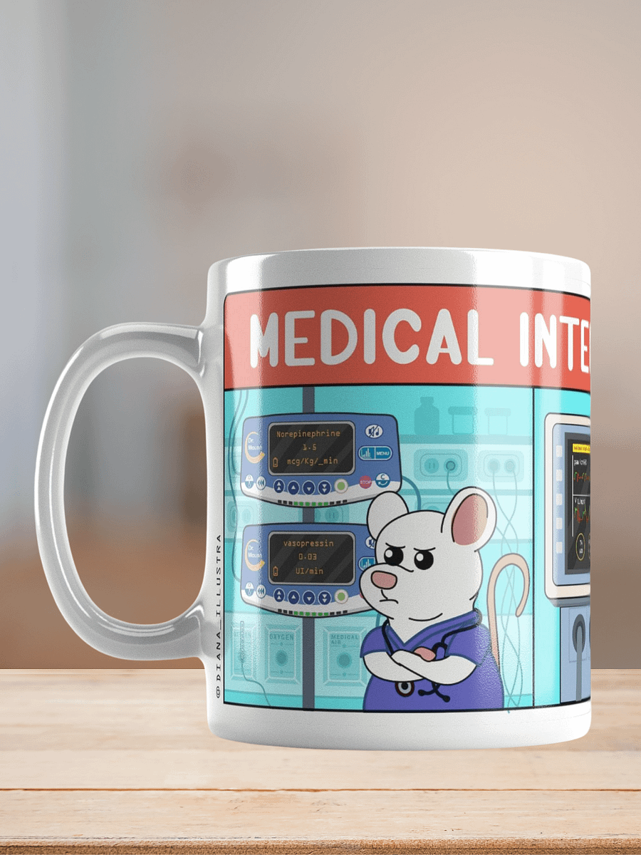 "ICU" Ceramic mug product image (3)
