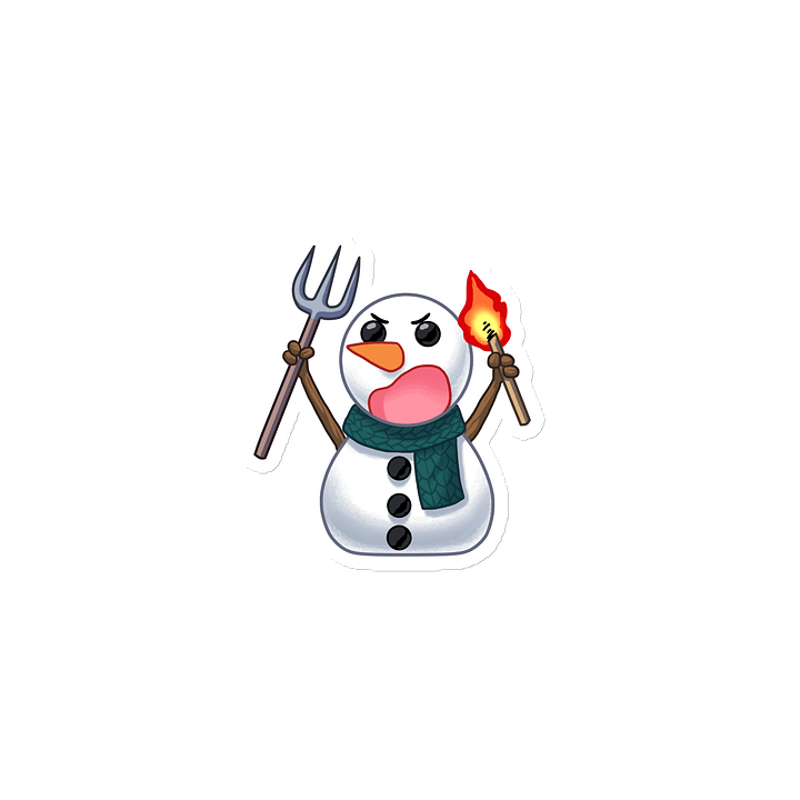 Riot Snowman Magnet product image (1)