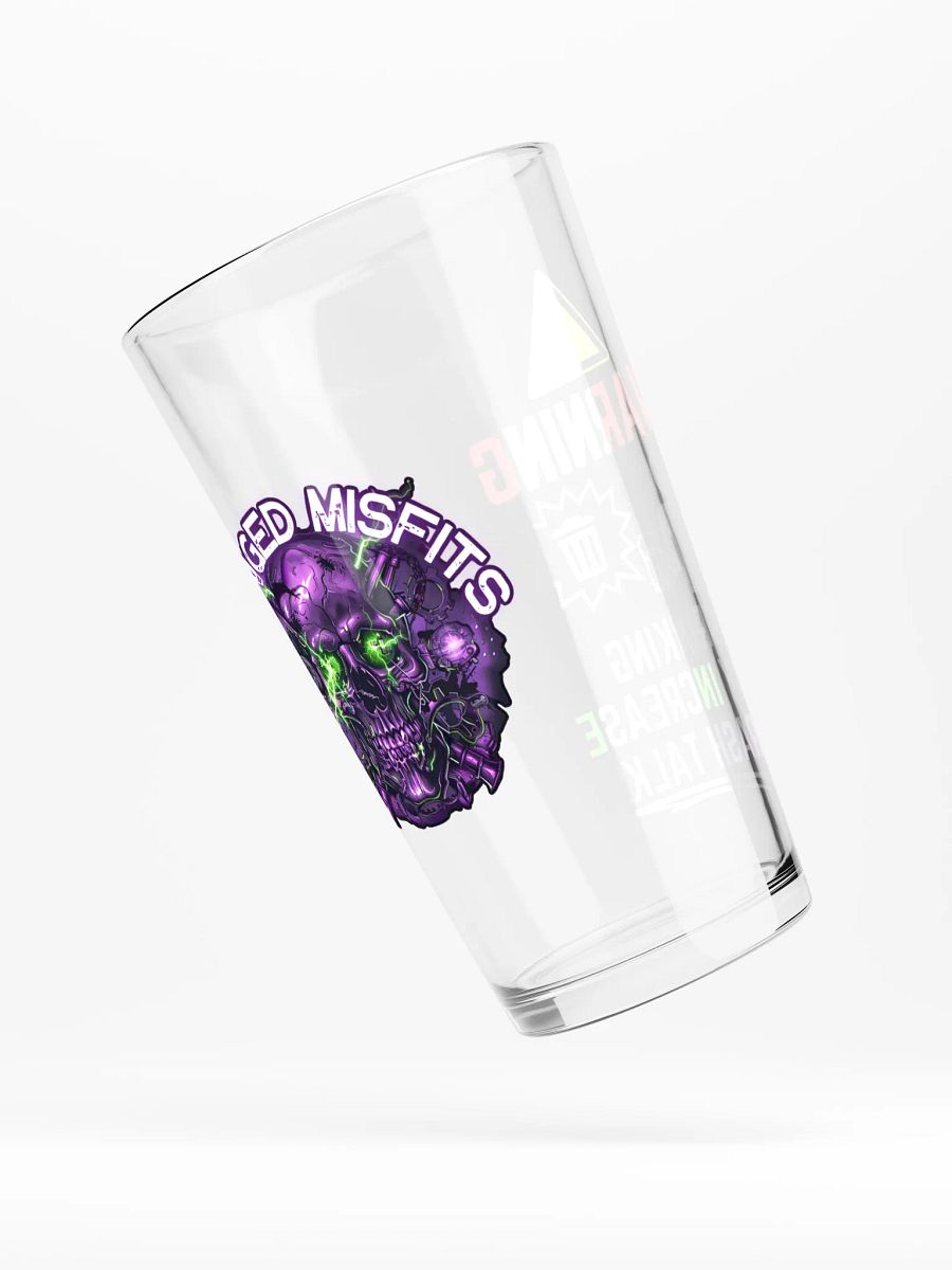 Unhinged Misfit Trash Talk Pint Glass product image (4)