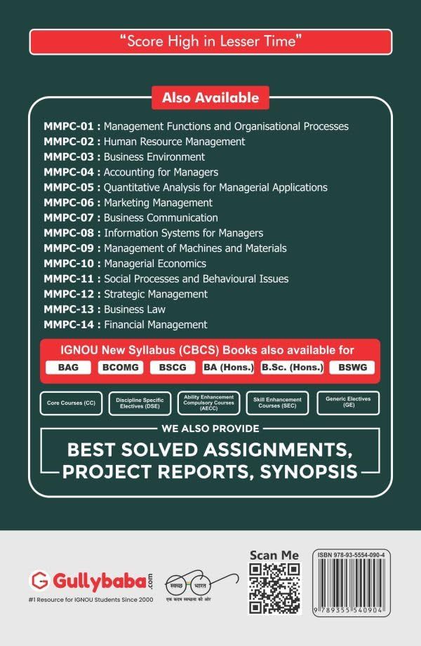 IGNOU MMPC-08 Information Systems for Managers product image (2)