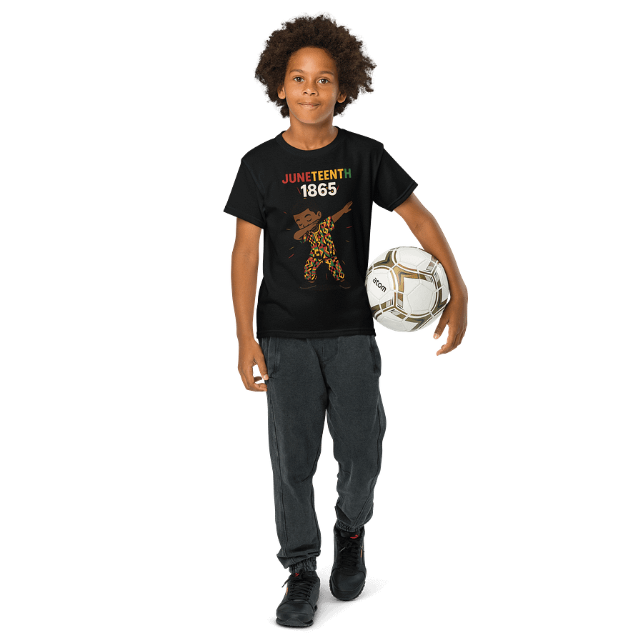 Juneteenth Dab Celebration Youth Tee product image (13)