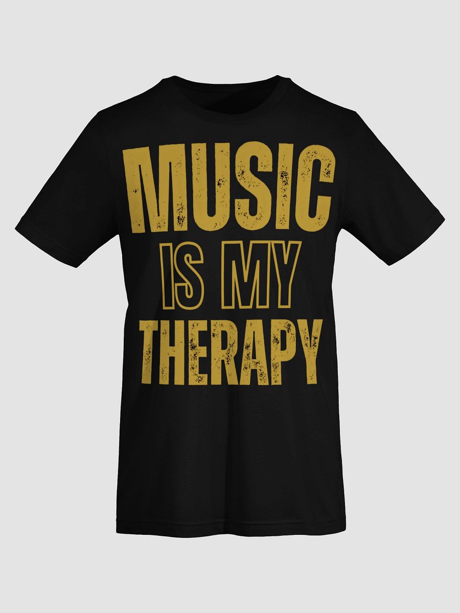 MUSIC IS MY THERAPY-BELLA+CANVAS SUPERSOFT T-SHIRT product image (7)