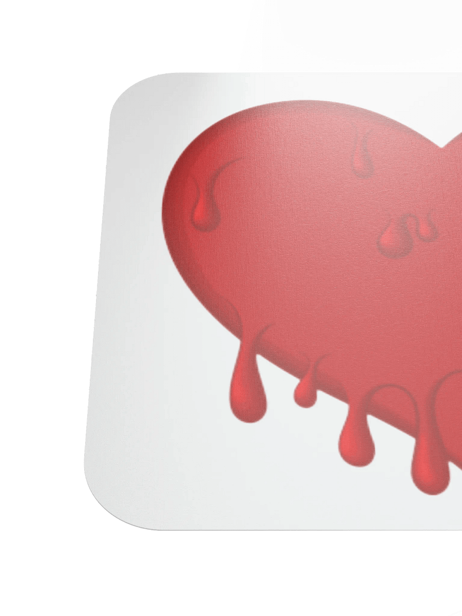 Bloody Heart Mouse Pad product image (6)