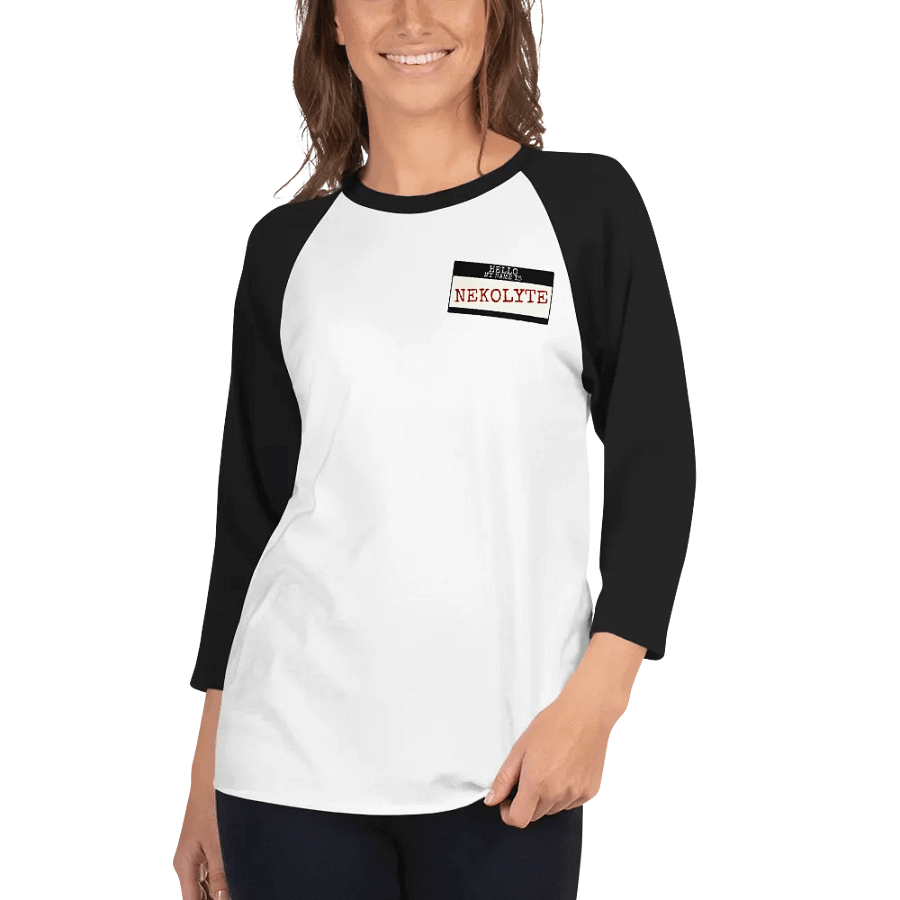Nekolyte Nametag Raglan Shirt product image (4)
