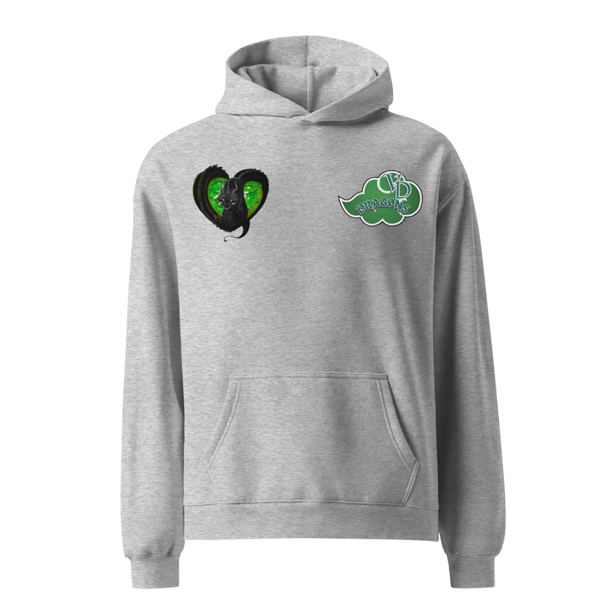 THE GREEN RAIN CLOUD HEARTED OVERSIZED hoodie product image (3)