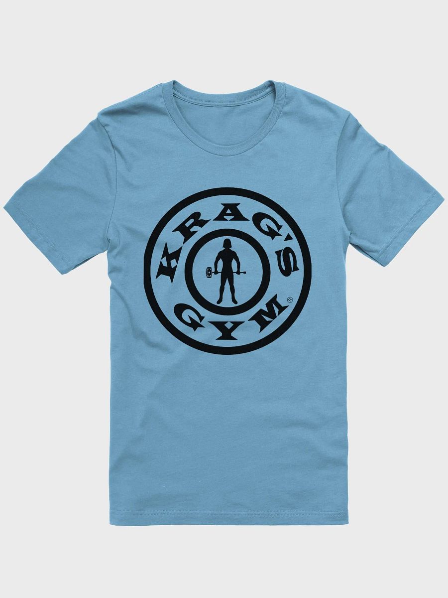 Krag's Gym T-Shirt (Black Letter Bullseye) product image (6)