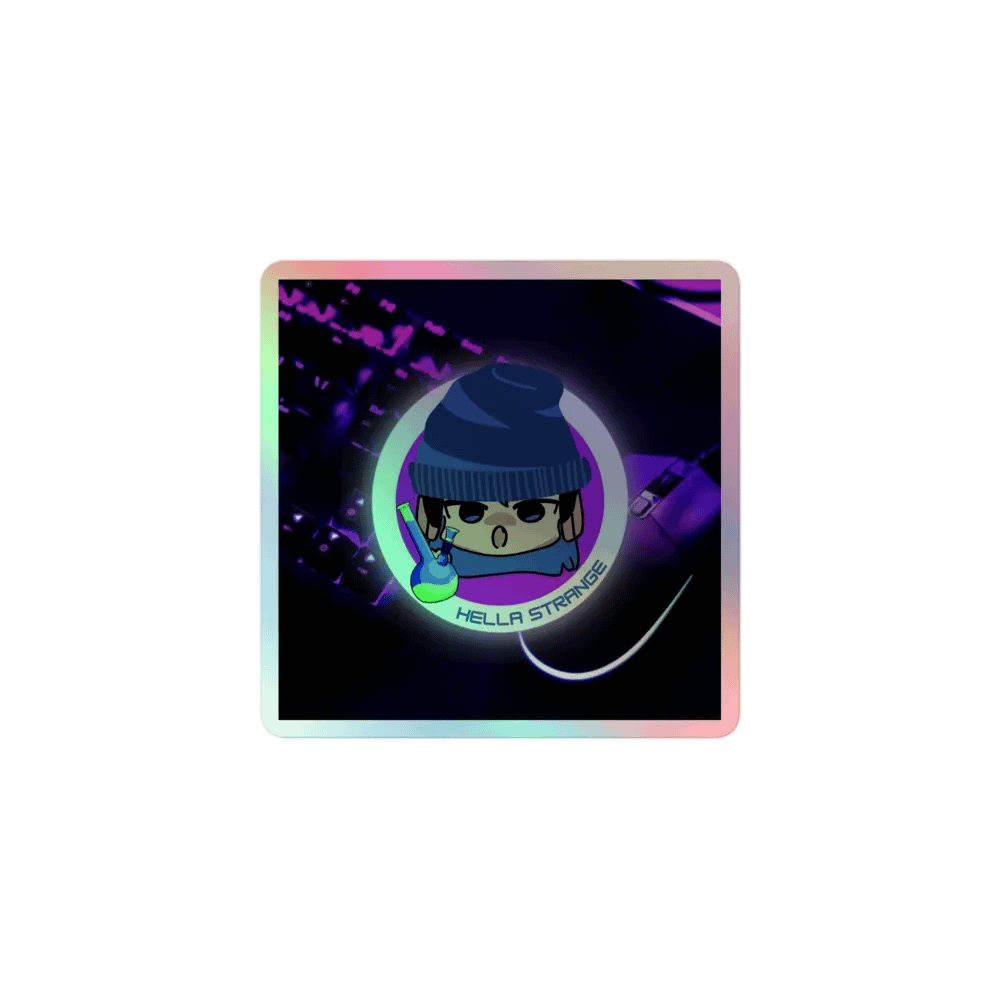 Hella Holo Bong Sticker product image (1)