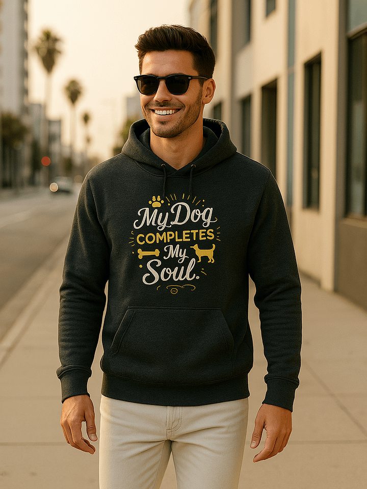 My Dog Completes My Soul Unisex Hoodie product image (1)