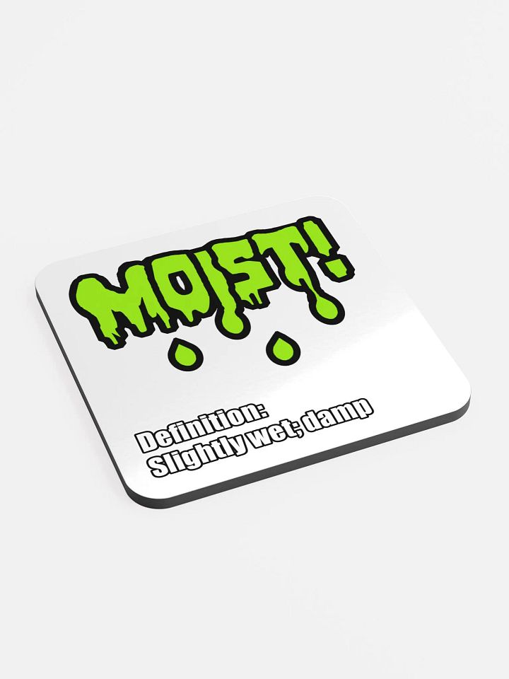 MOIST definition coaster product image (2)