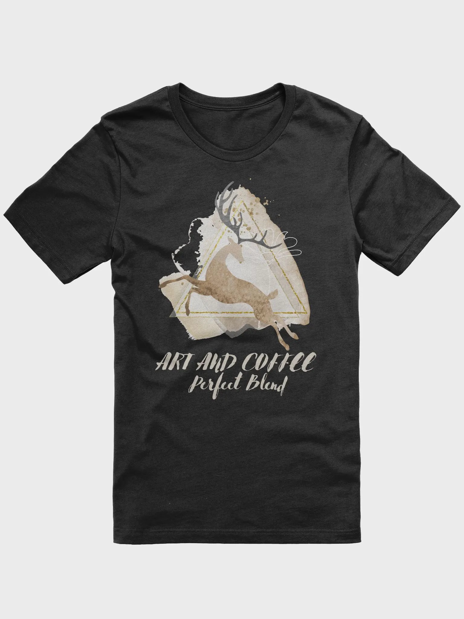 Golden Deer Arts and Crafts and Coffee T-Shirt product image (1)