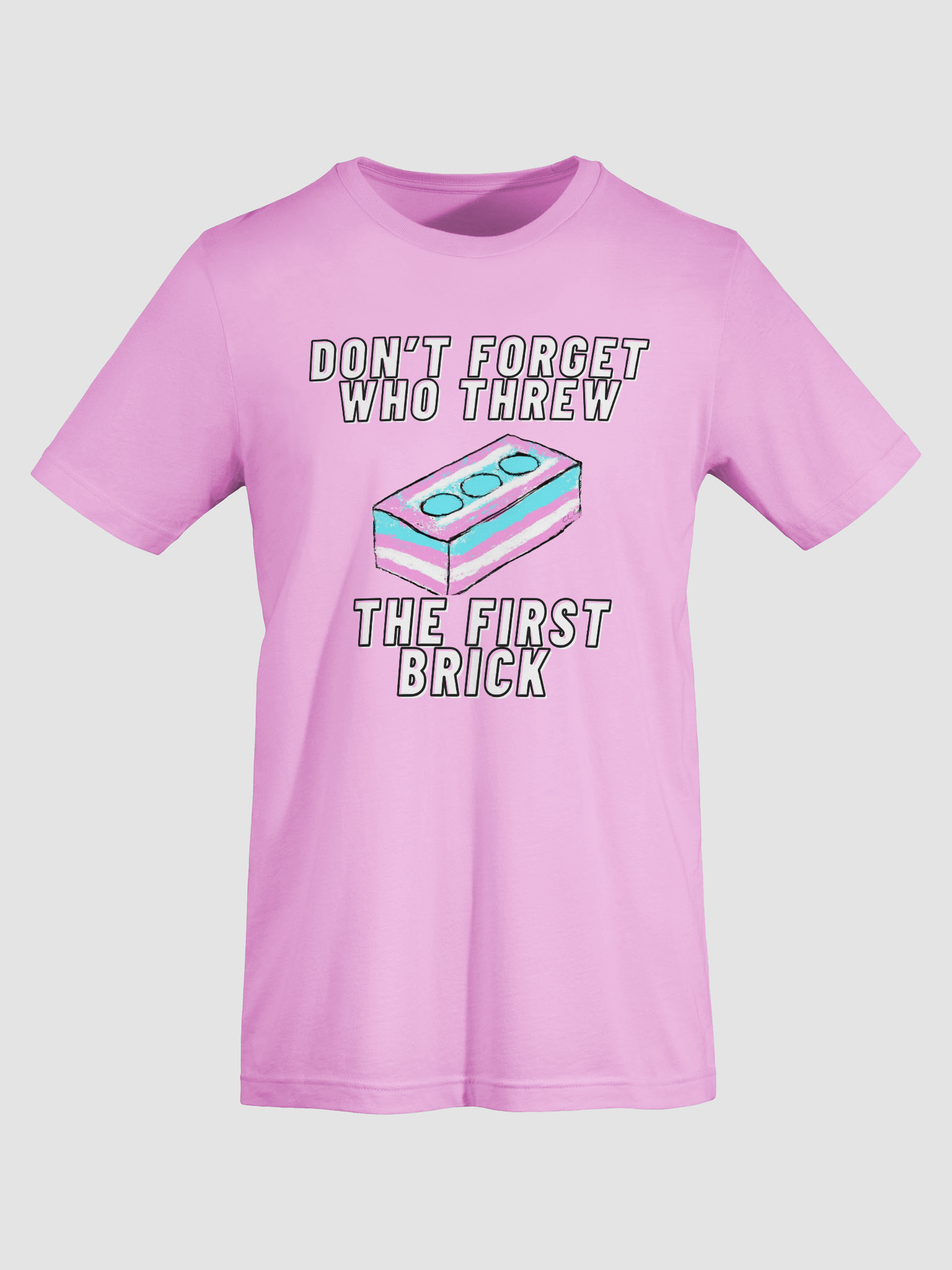 Don't Forget Who Threw The First Brick Tee product image (42)