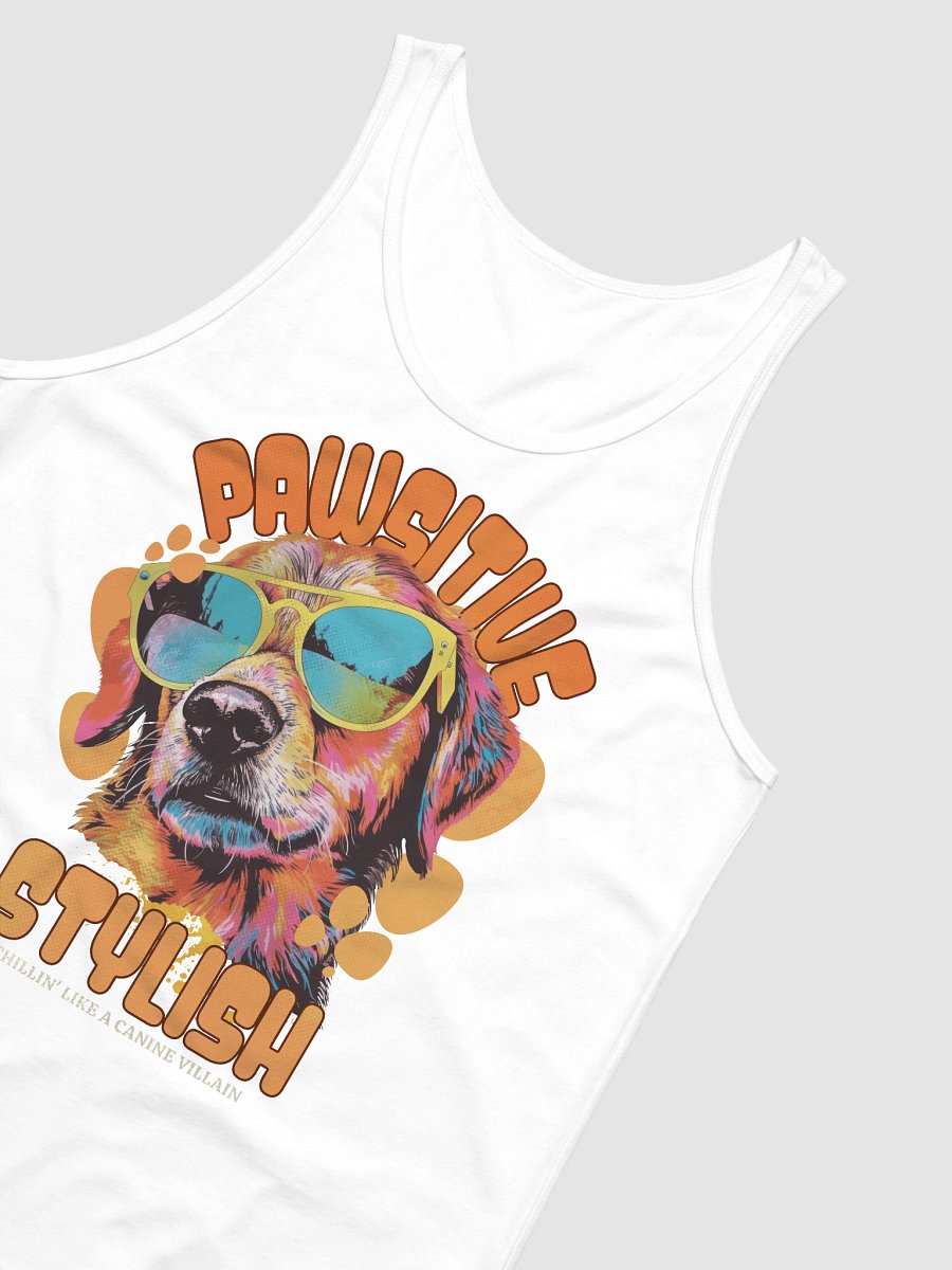 Pawsitive Stylish | Jersey Tank by Bella+Canvas product image (4)