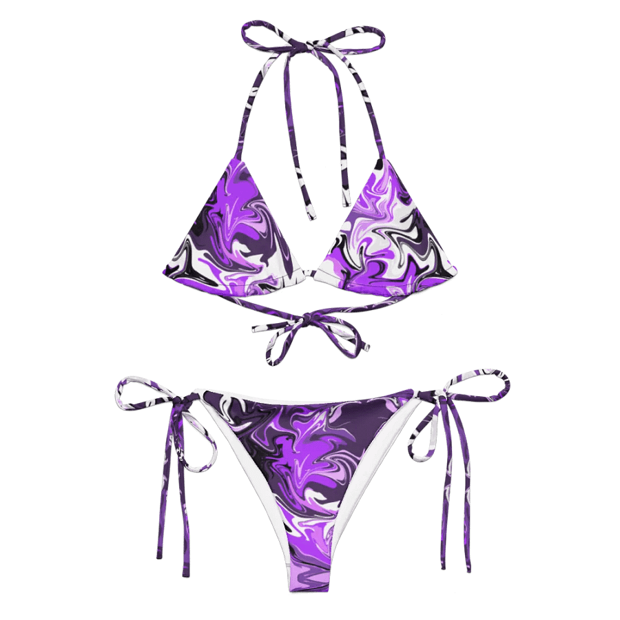 Purple Swirl String Bikini Set product image (3)