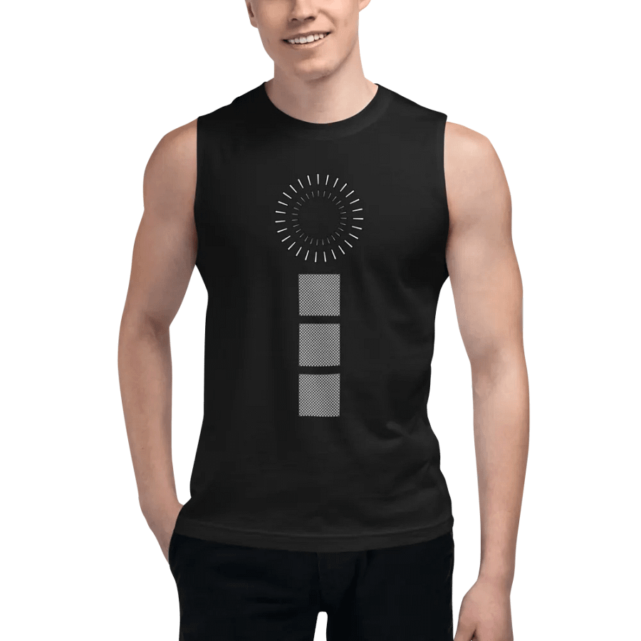 Squares and circle Muscle Tank product image (6)