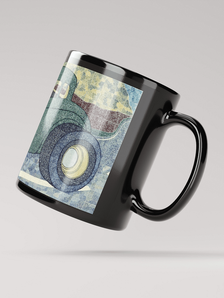 Green Hotrod Black Glossy Mug product image (4)