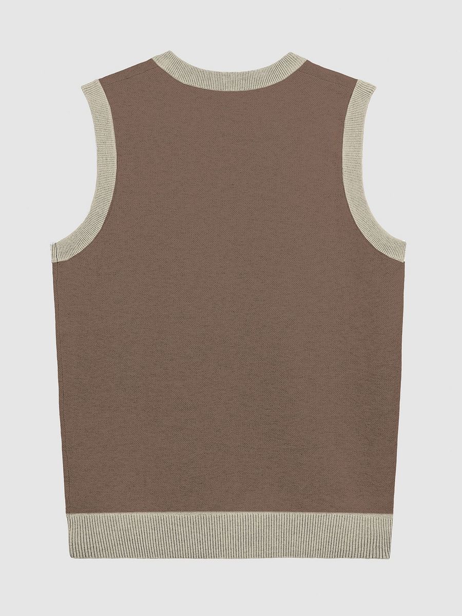 ANGELIC (lg. design, brown+taupe) knitwear vest product image (8)