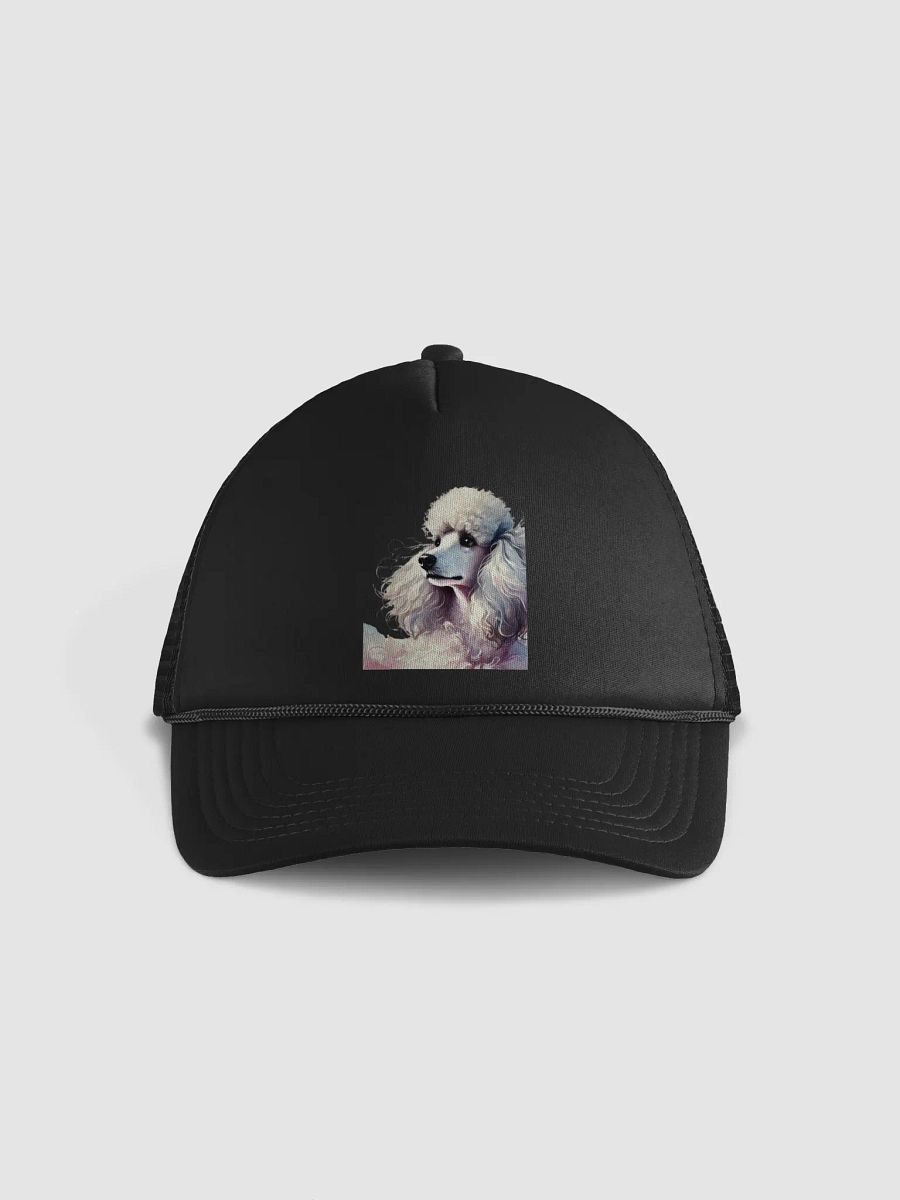 Elegant Poodle Foam Trucker Hat product image (1)
