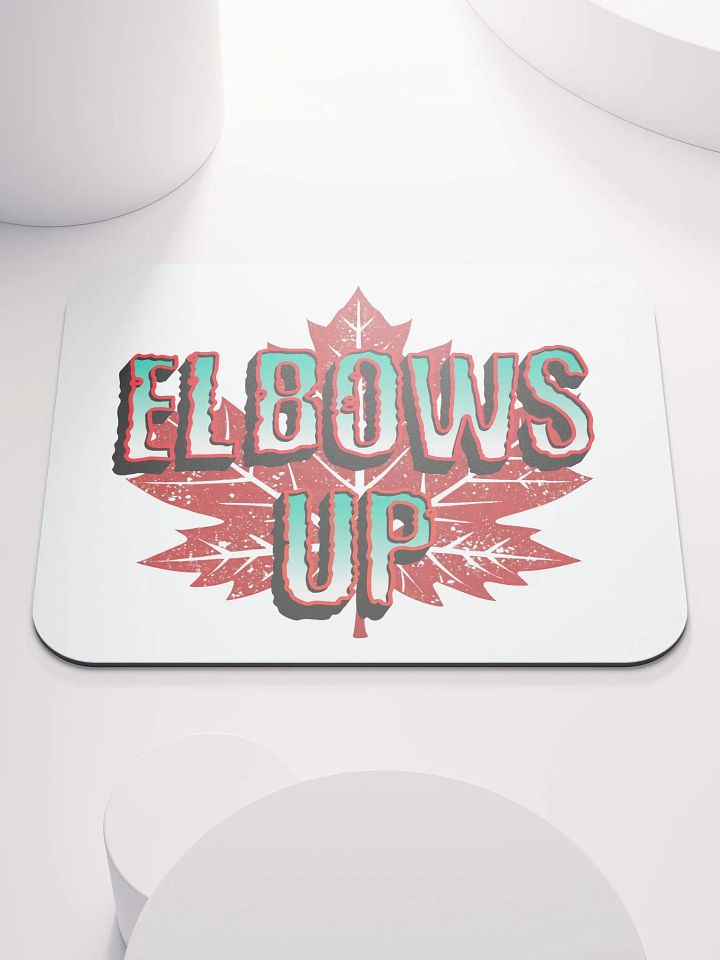Elbows Up Maple Leaf Mouse Pad product image (2)