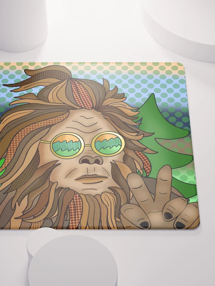 Retro Hippie Bigfoot Giving Peace Sign product image (5)