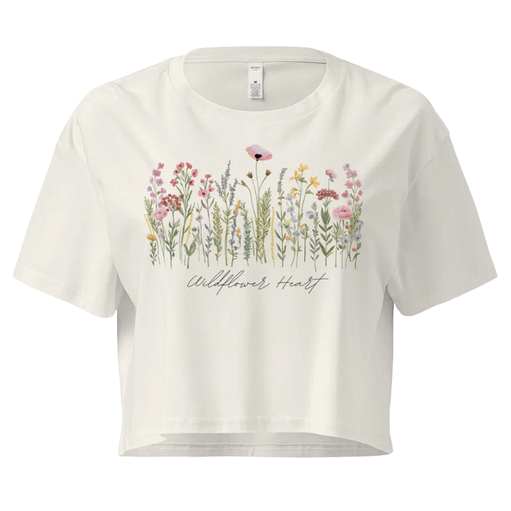 Wildflower Heart Crop Top product image (4)