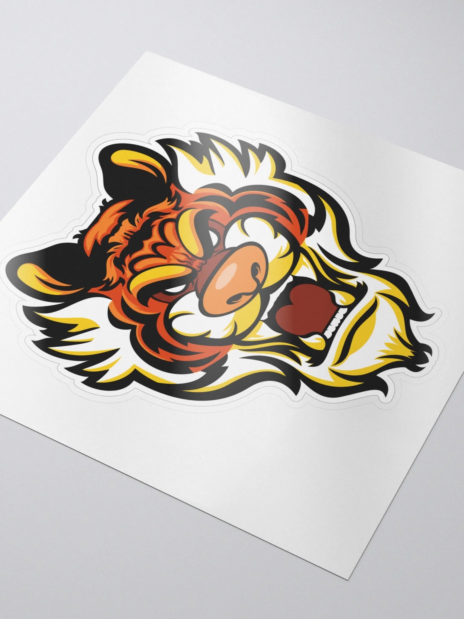Tiger Head Sticker product image (3)