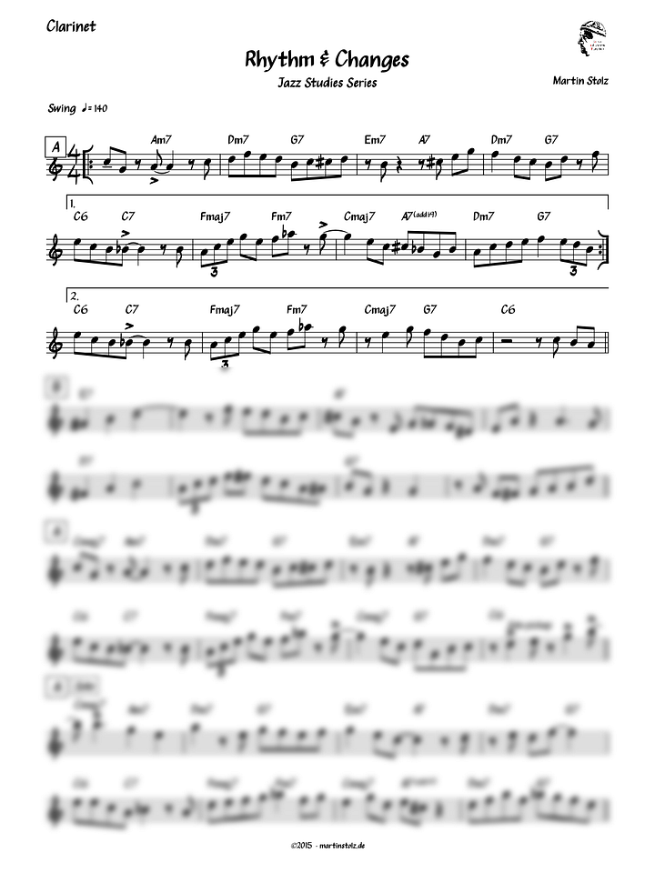 Rhythm and Changes - Clarinet product image (2)