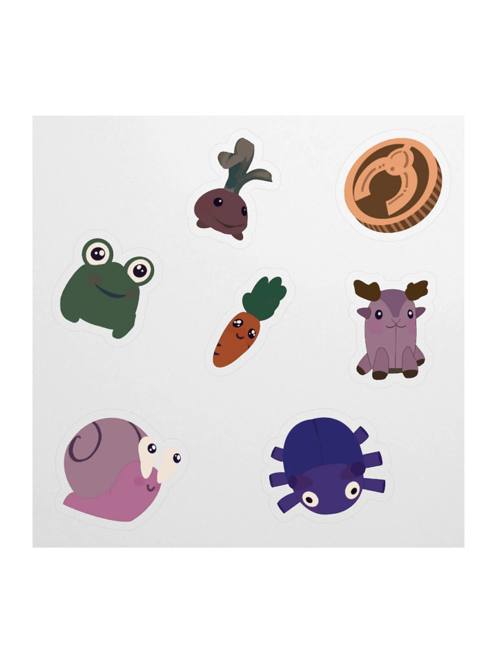 Claw Machine Friends Sticky Sheet product image (1)