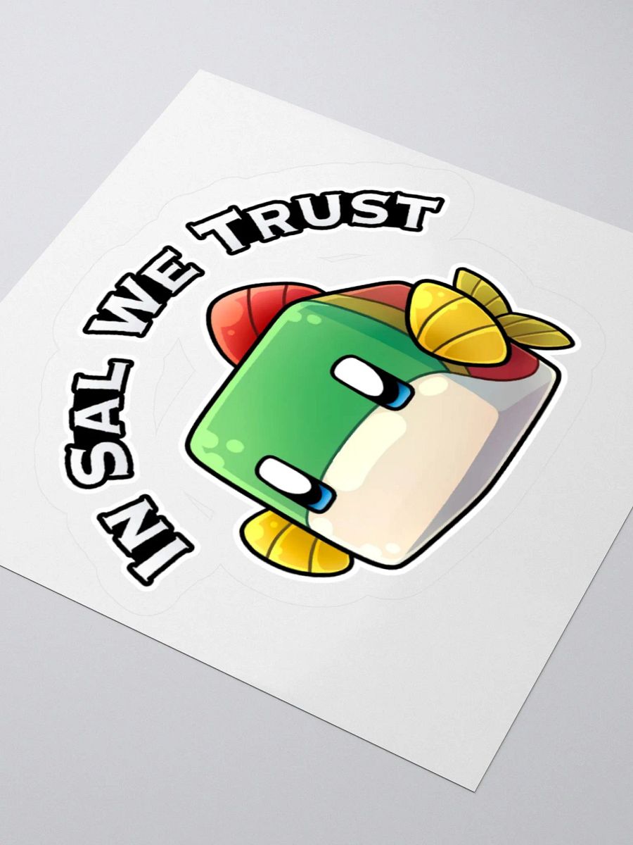 In Sal We Trust Sticker product image (3)