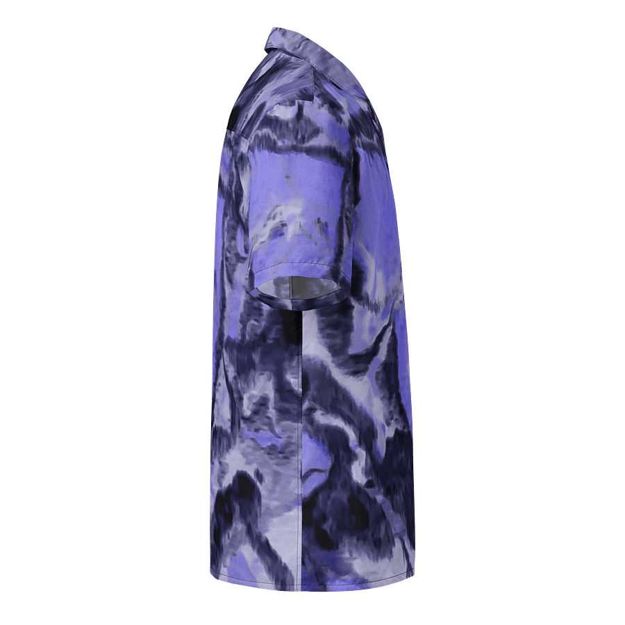 Purple Fluid Art Hawaiian Shirt product image (4)