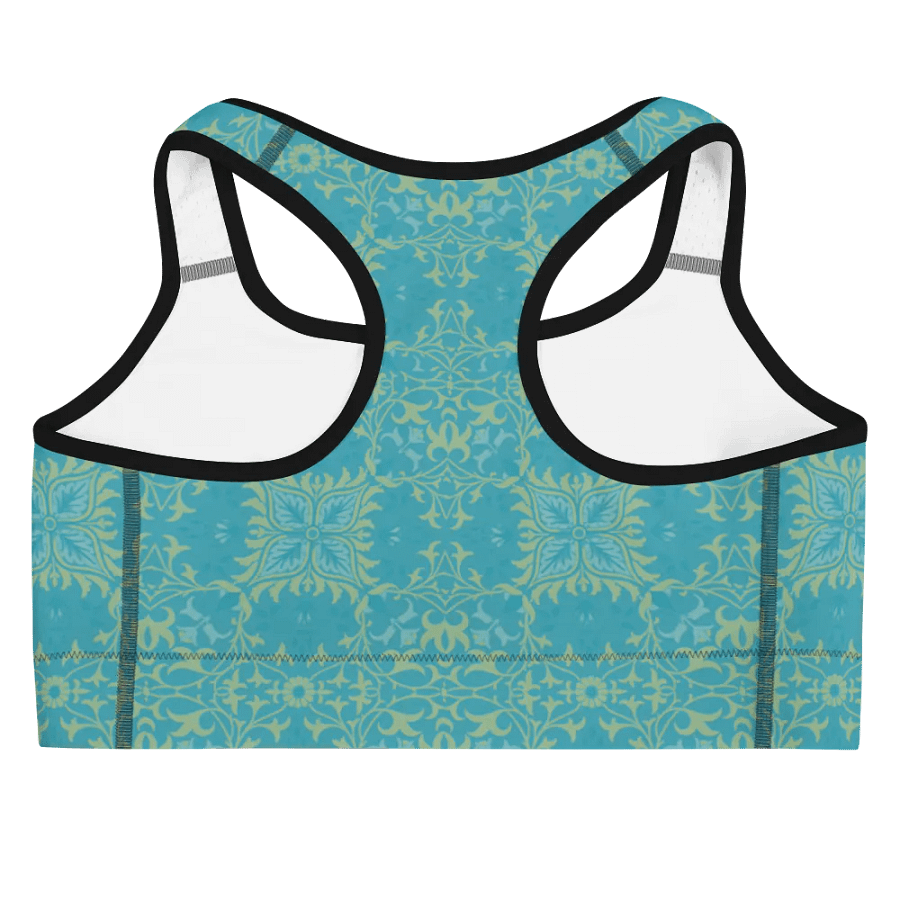 Turq Lime All-Over Print Sports Bra product image (4)